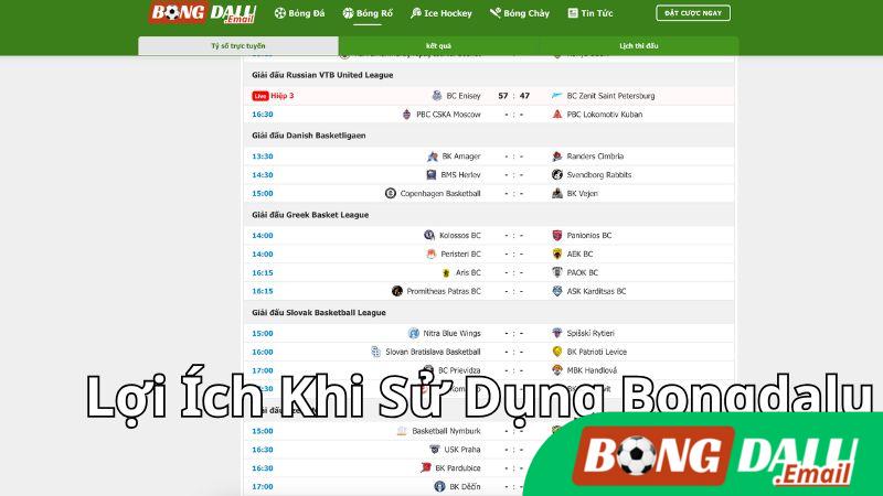 Lợi Ích Khi Sử Dụng Bongdalu